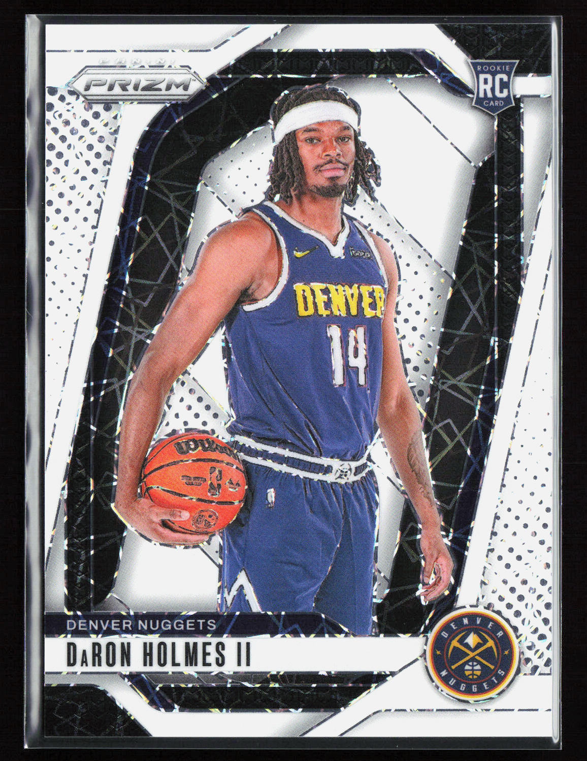 DaRon Holmes II 2024-25 Panini Prizm - Prizms White Lazer #235 #/275