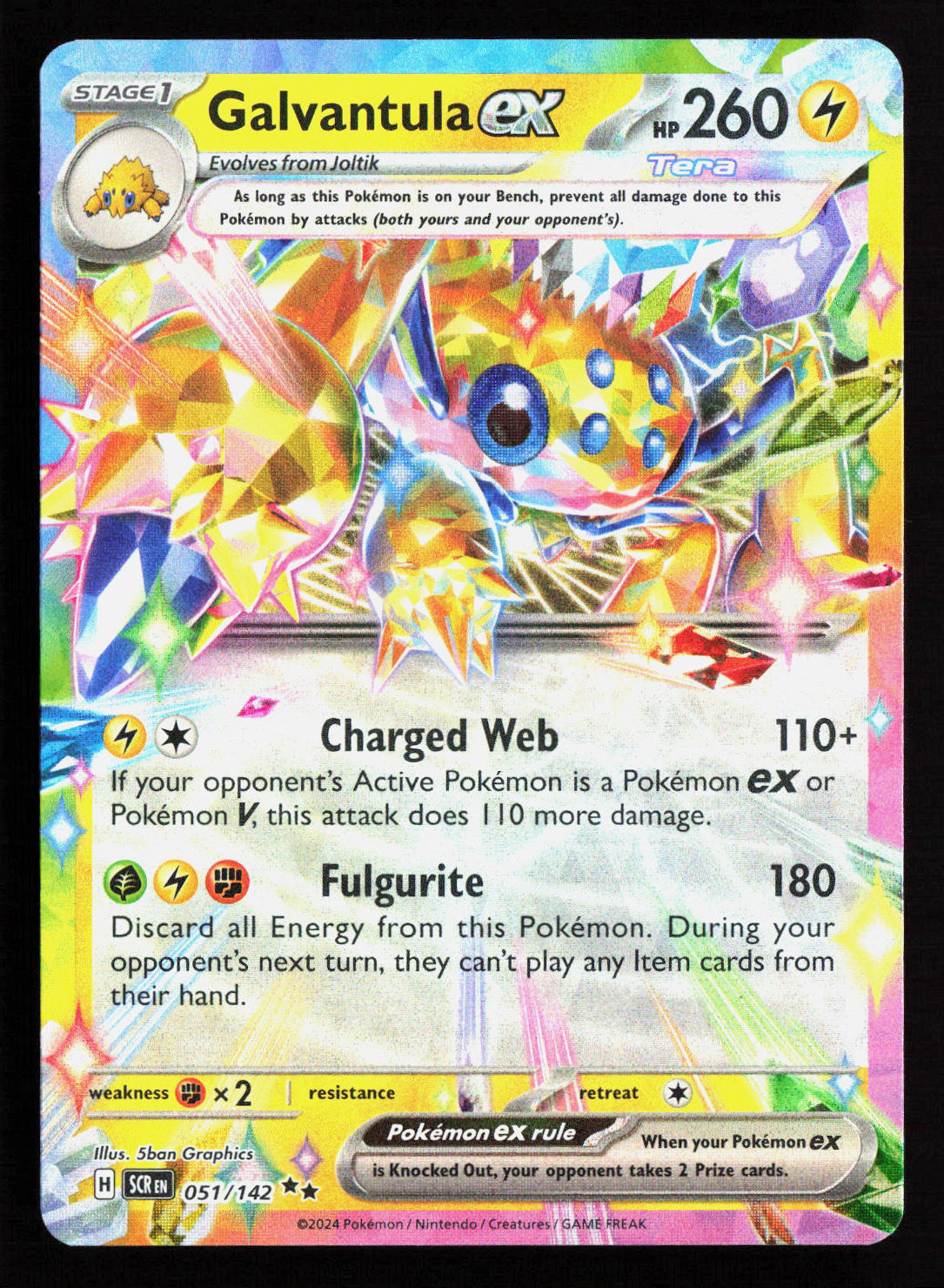 Galvantula ex Prize Pack Series Cards #051/142