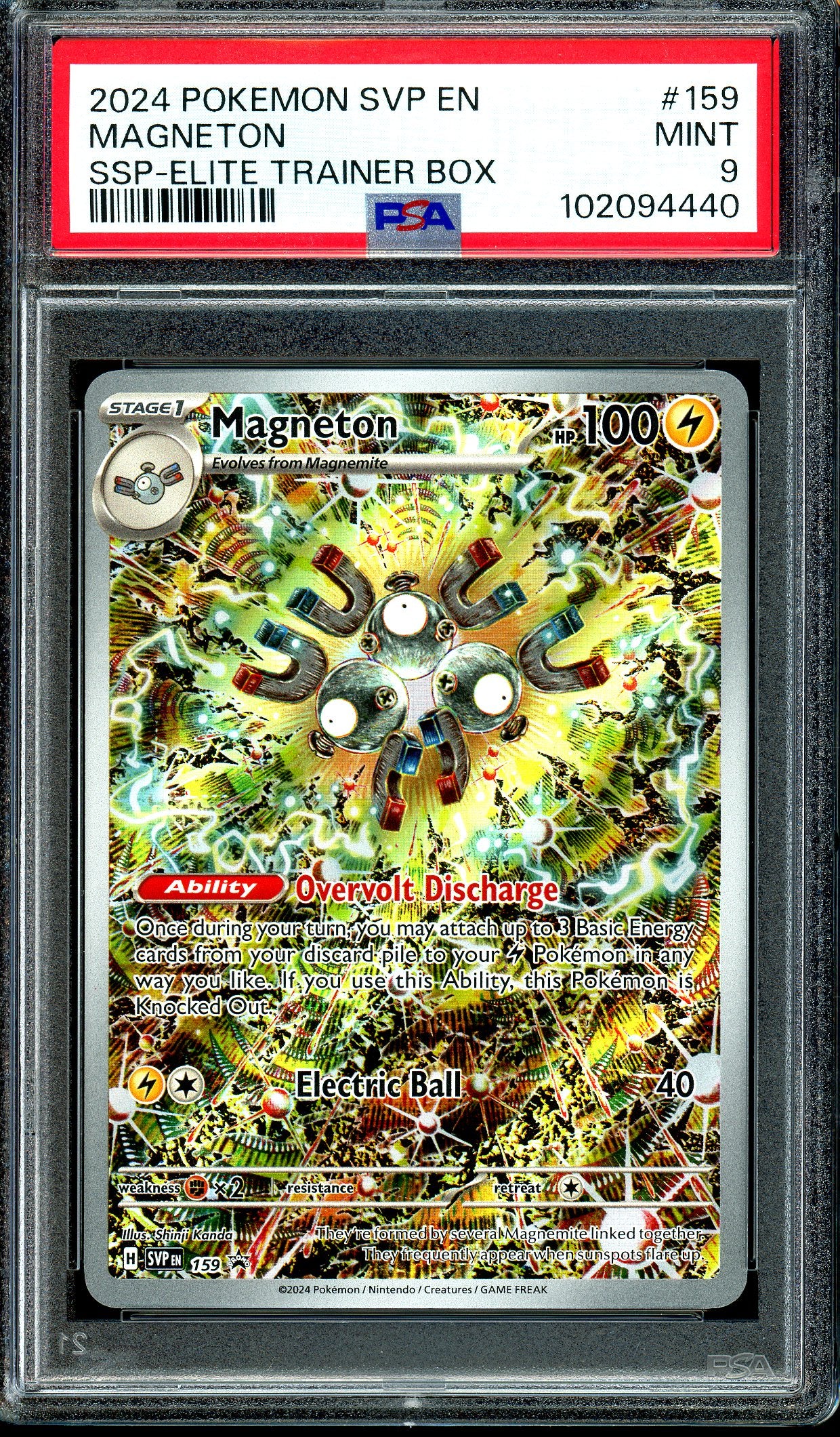 Magneton SV: Scarlet & Violet Promo Cards #159 PSA 9