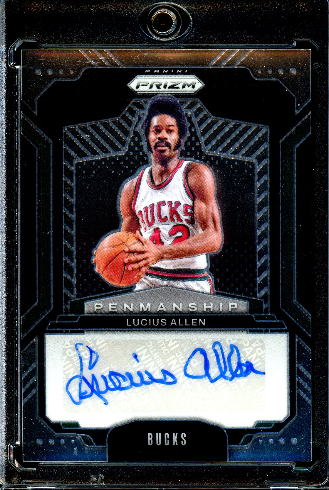 Lucius Allen 2024-25 Panini Prizm #PNM-LCA Penmanship Auto