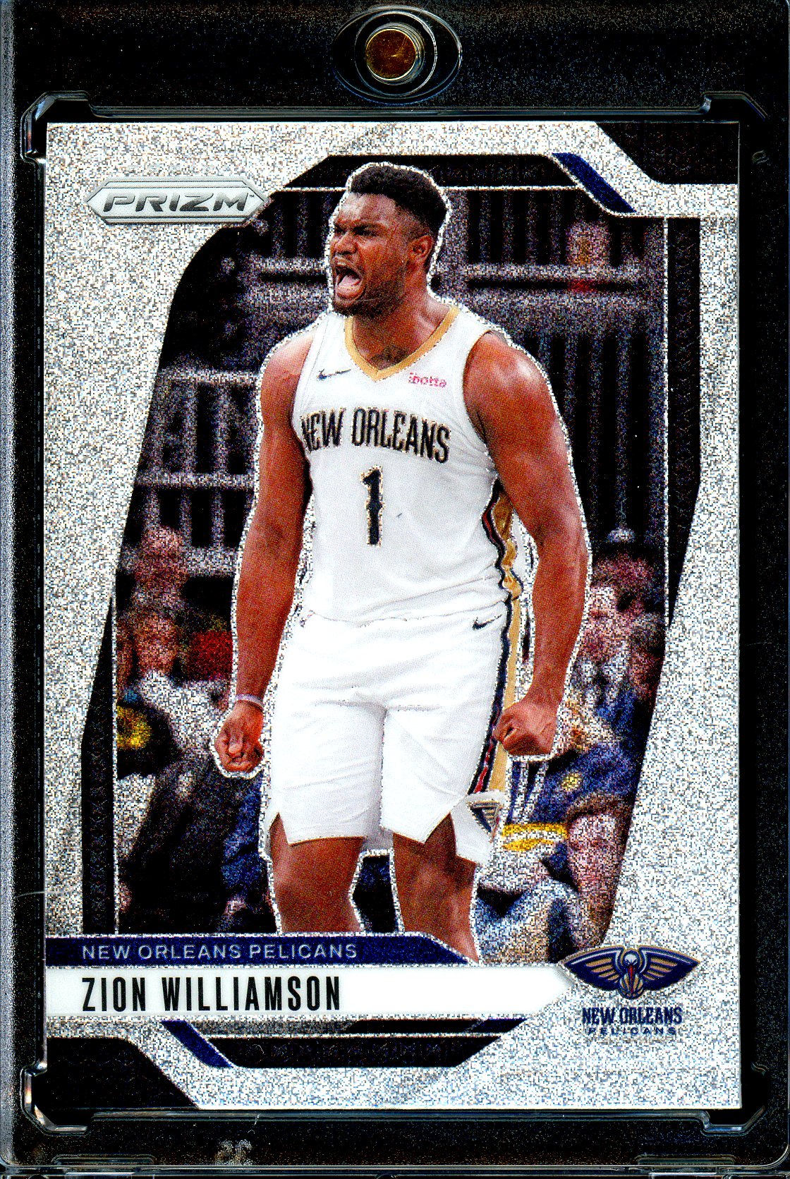 Zion Williamson 2024-25 Panini Prizm #10 Prizms Glitter SSP
