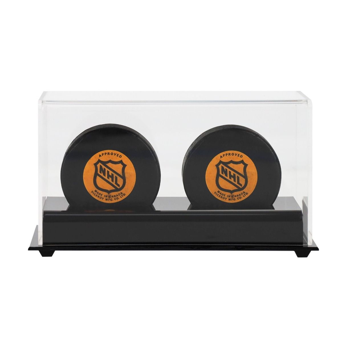 Acrylic Double Hockey Puck Display