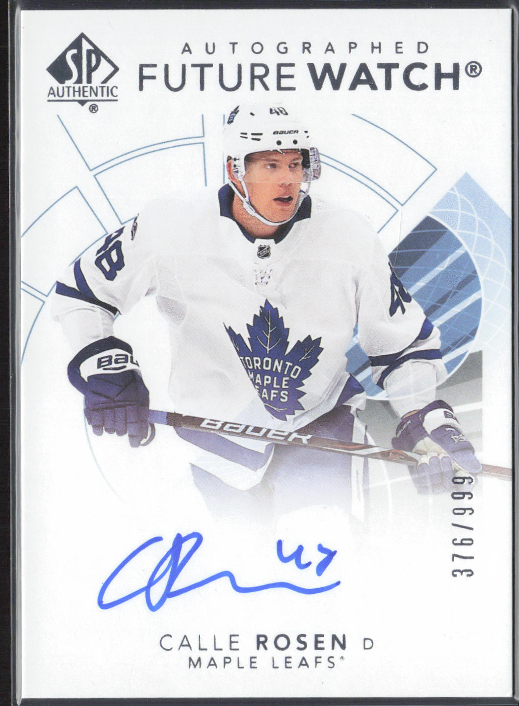 Calle Rosen 2019-20 SP Authentic #168 2017-18 SP Authentic Update II #/999