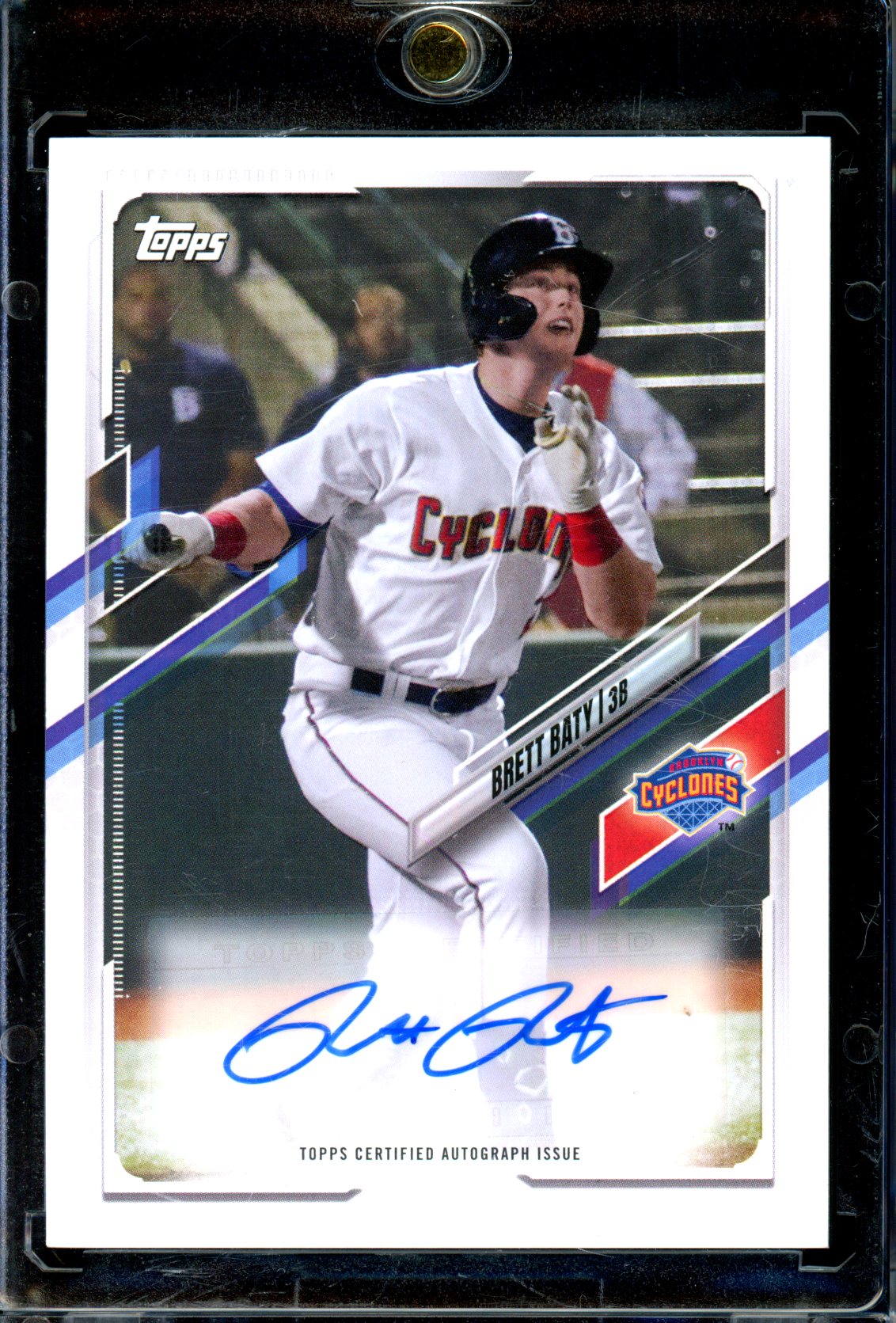 Brett Baty 2021 Topps Pro Debut #PD-13 Autographs