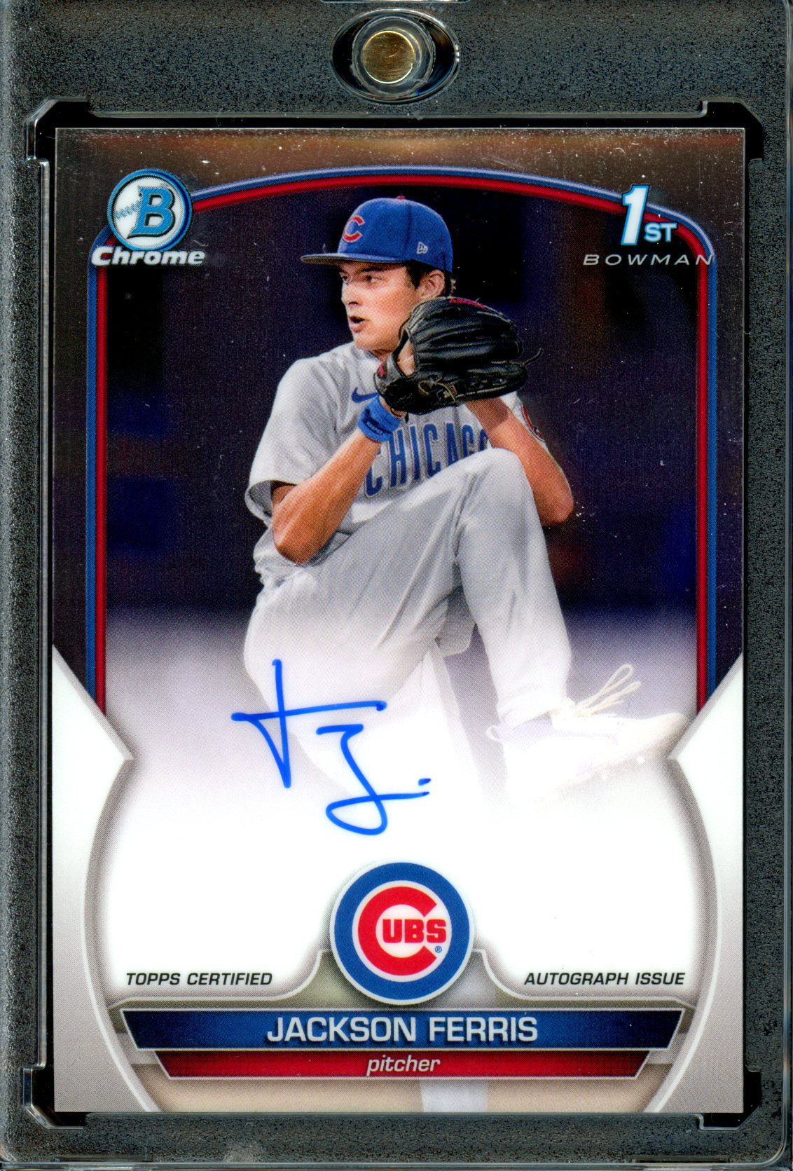 Jackson Ferris 2023 Bowman #CPA-JF Chrome Prospect Autographs