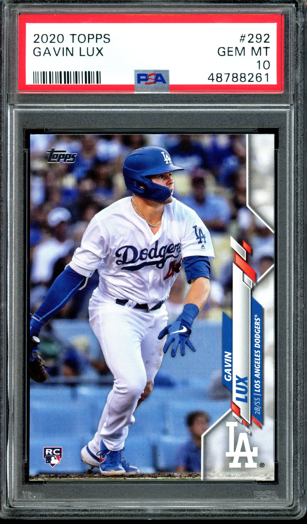 Gavin Lux 2020 Topps #292 PSA 10