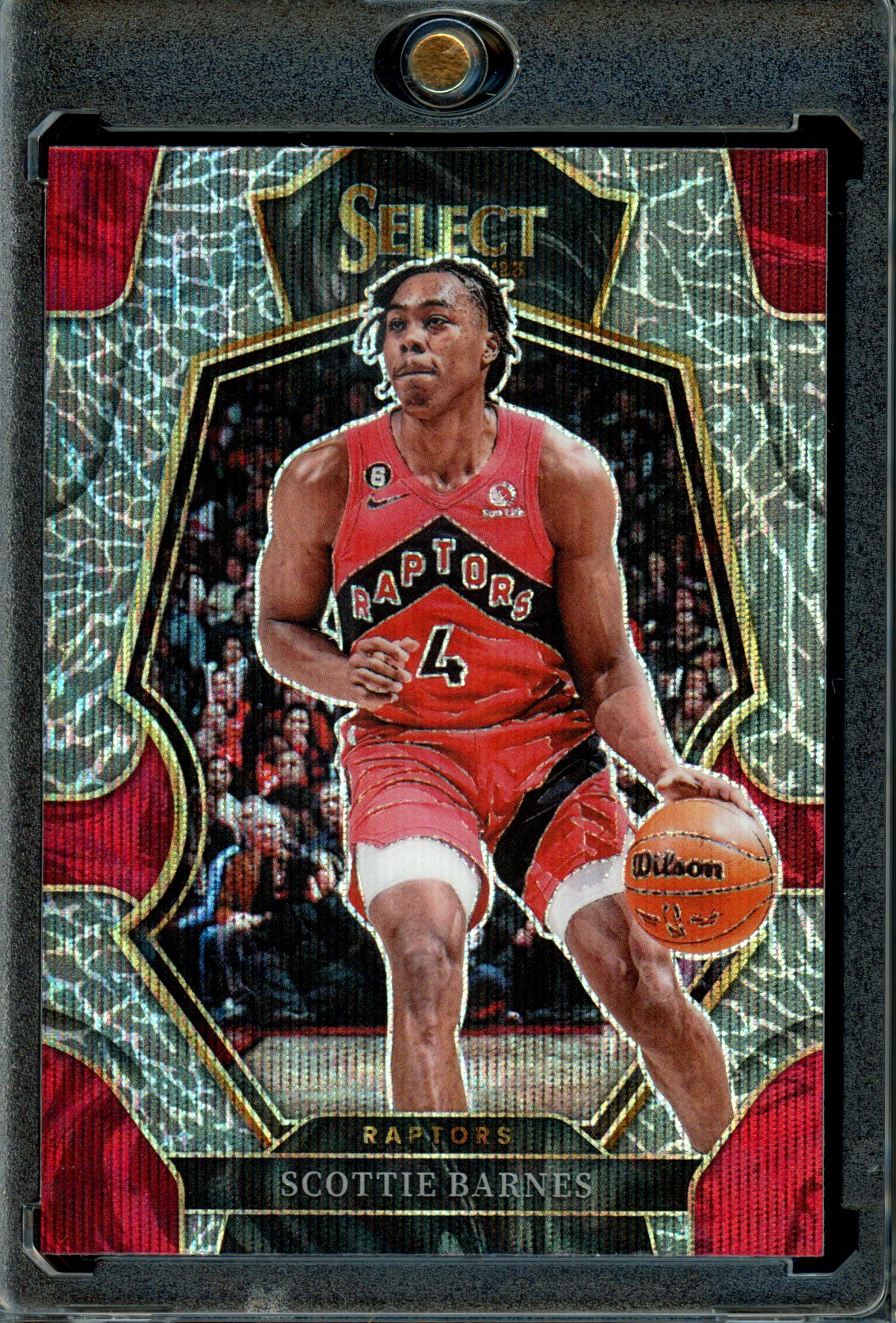 Scottie Barnes 2022-23 Panini Select #153 Elephant Prizms