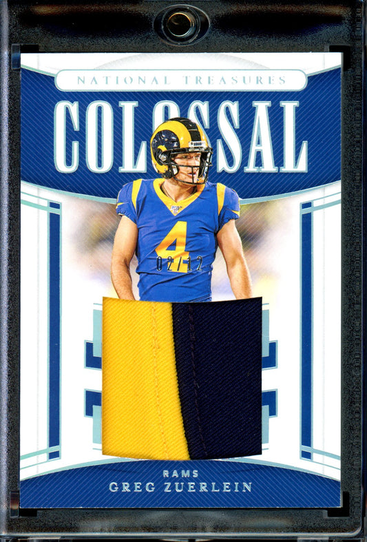 Greg Zuerlein 2019 National Treasures #CM-35 Colossal Materials /12