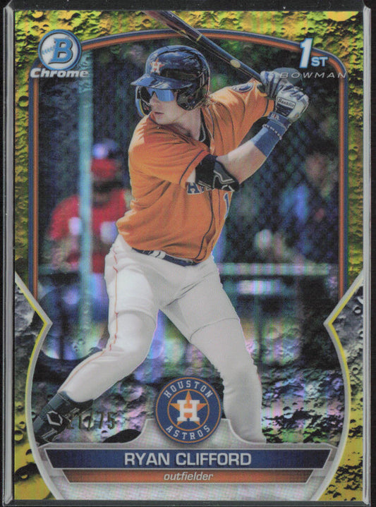 Ryan Clifford 2023 Bowman BCP-10 Yellow Lunar Crater Refractor /75