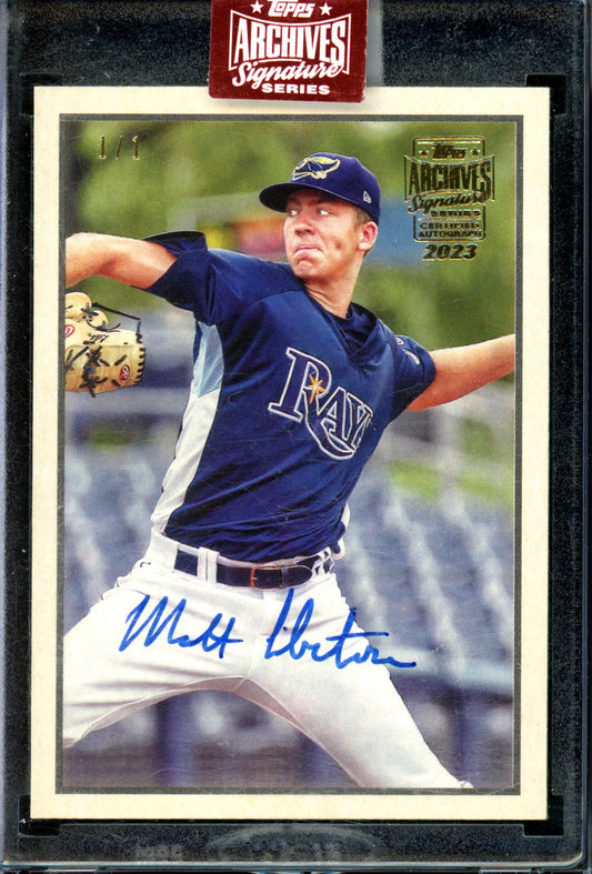 2023 Topps Archives Signature Serie Matthew Liberatore Rookie Auto RC  1/1