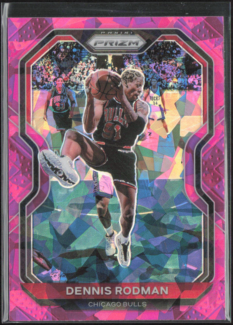 Dennis Rodman 2020-21 Panini Prizm #166 Pink Ice Prizms