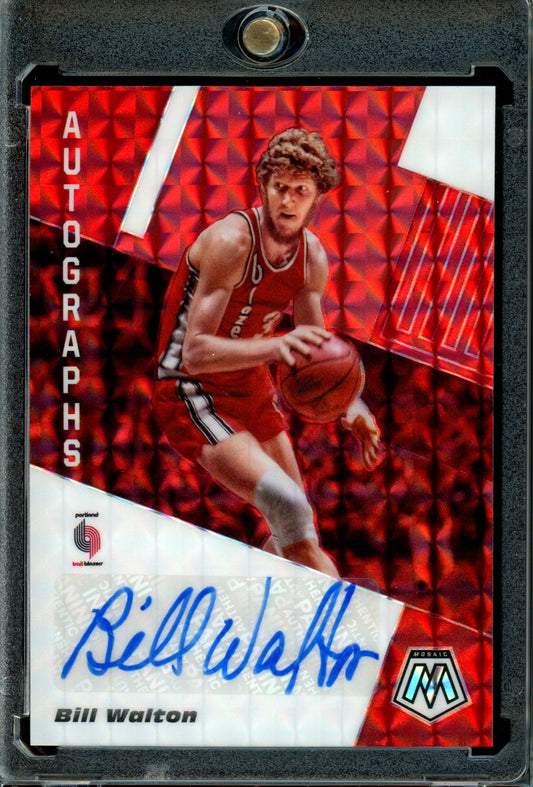 Bill Walton 2019-20 Panini Mosaic #AM-BWT Autographs Mosaic