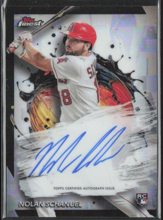 Nolan Schanuel  2024 Topps Finest Baseball Rookie Auto #FA-NS