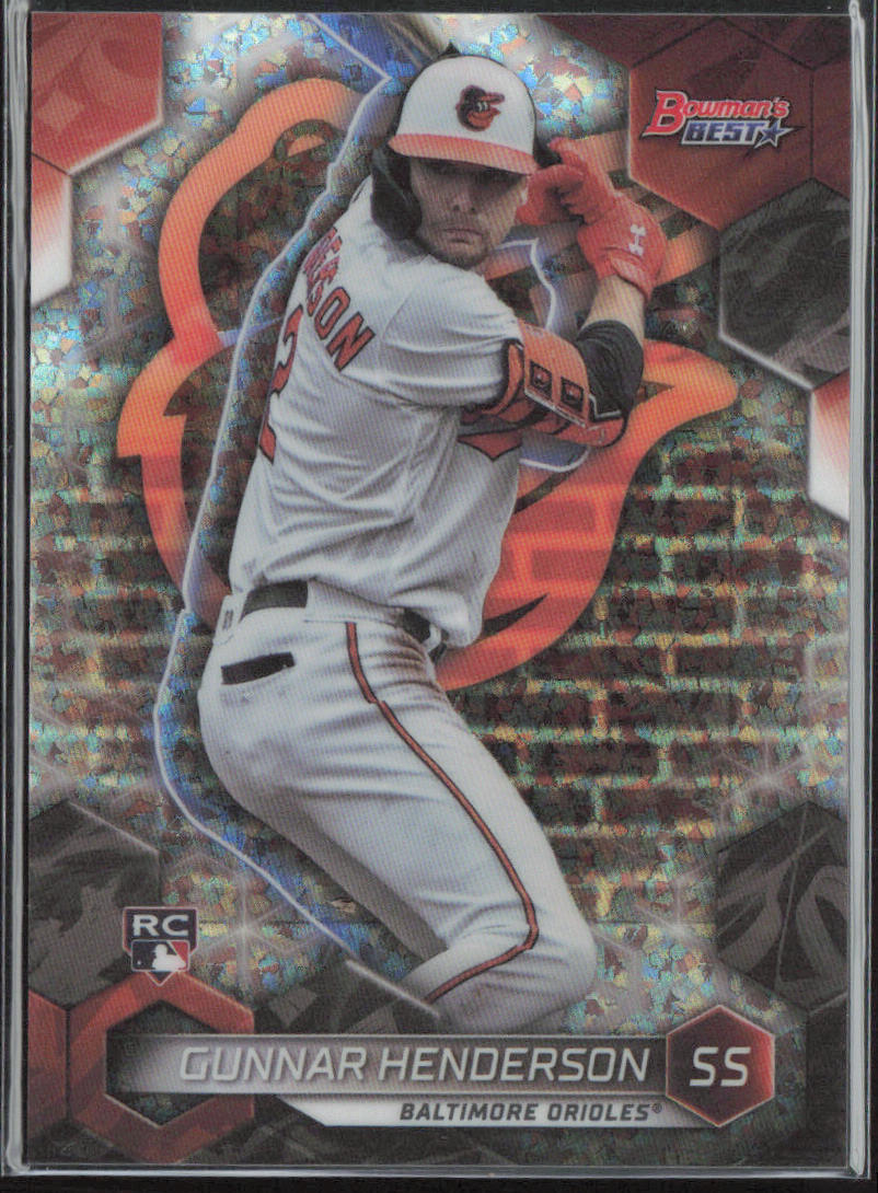 Gunnar Henderson 2023 Bowman's Best #26 Mini-Diamond Refractors #/299