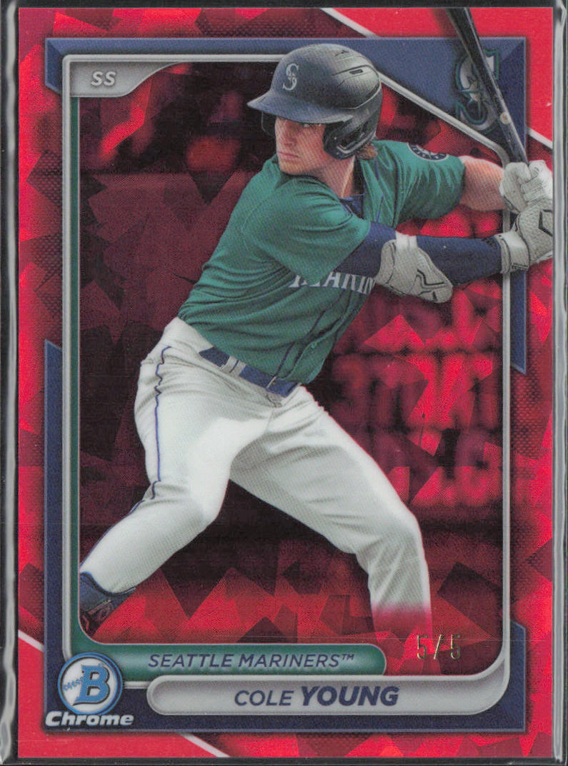 Cole Young 2024 Bowman #BP-112 Prospects Red #/5