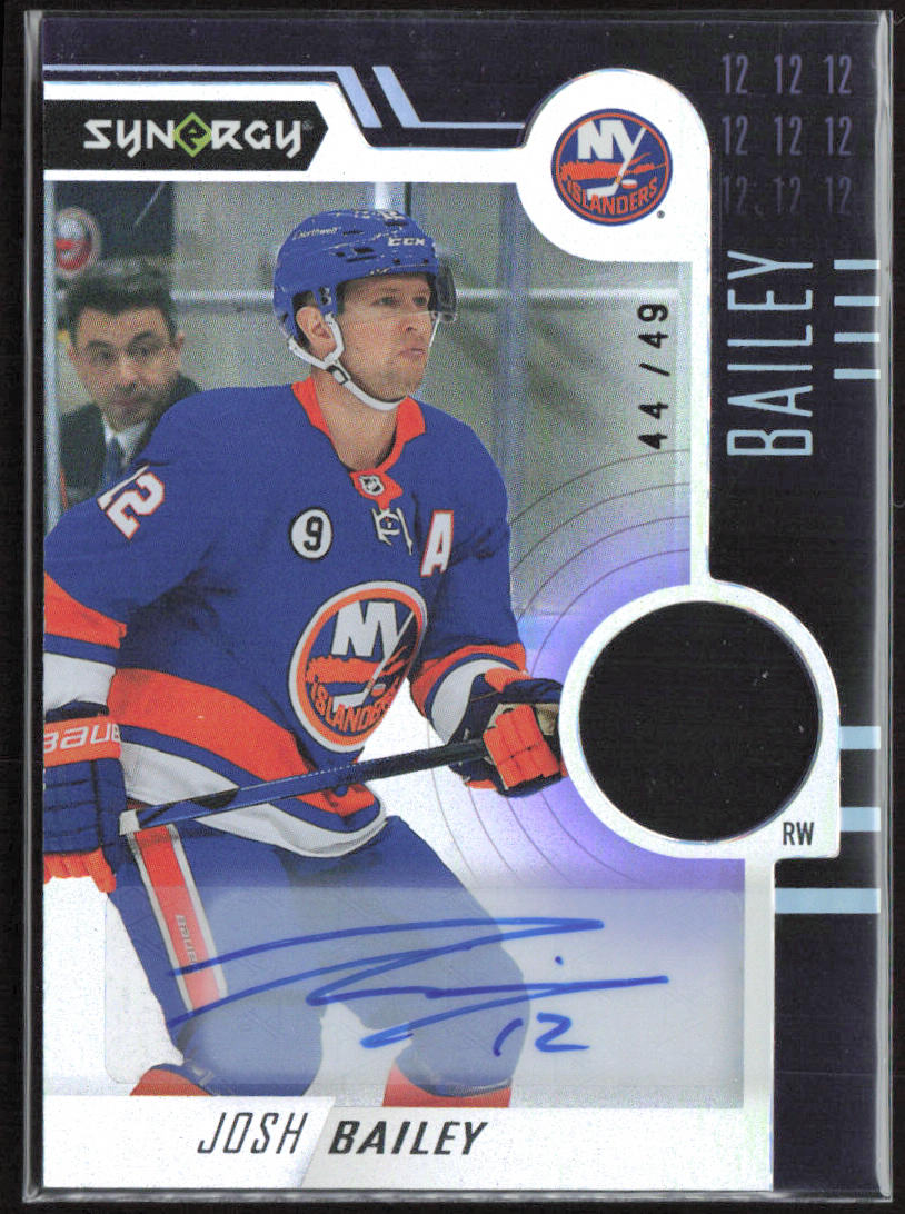 Josh Bailey 2022-23 Upper Deck Synergy #3 Auto /49