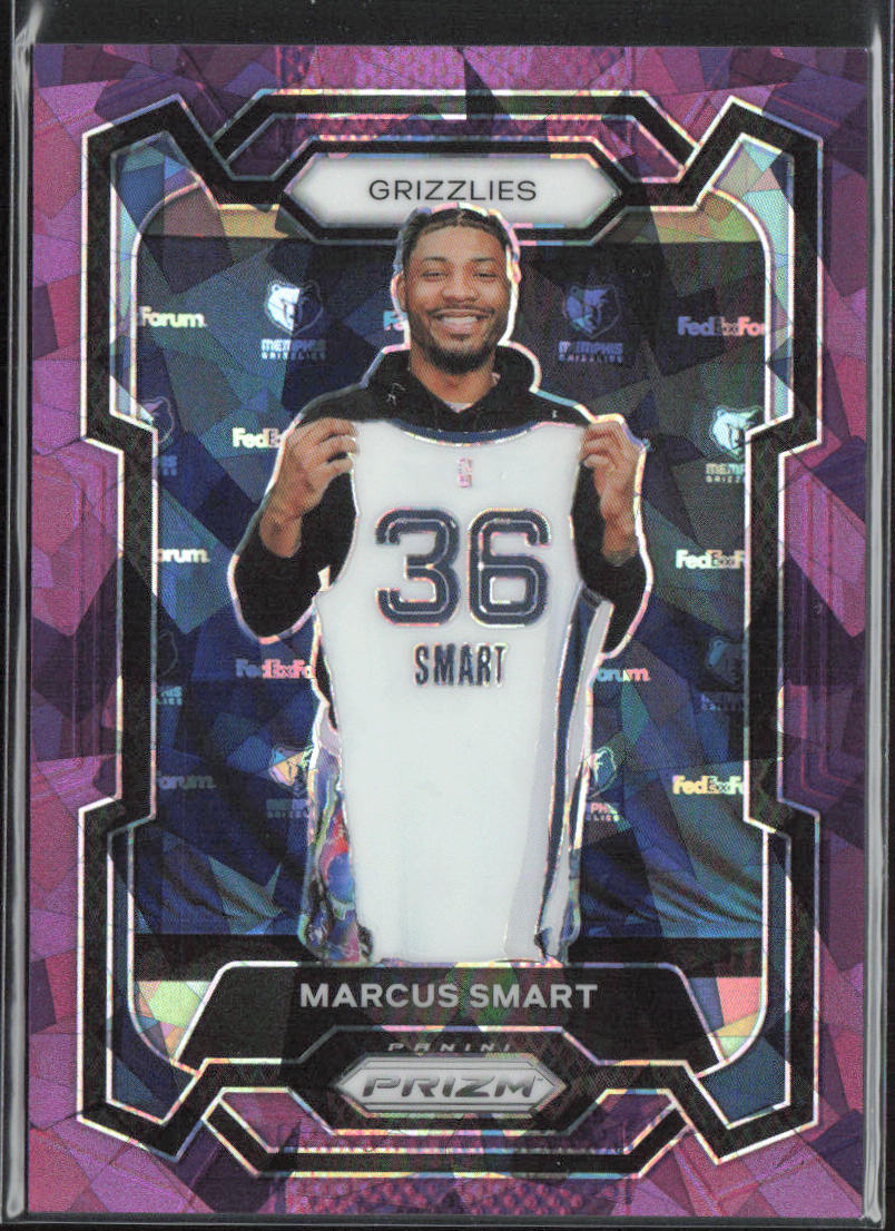 Marcus Smart 2023-24 Panini Prizm #62 Prizms Purple Ice #/149