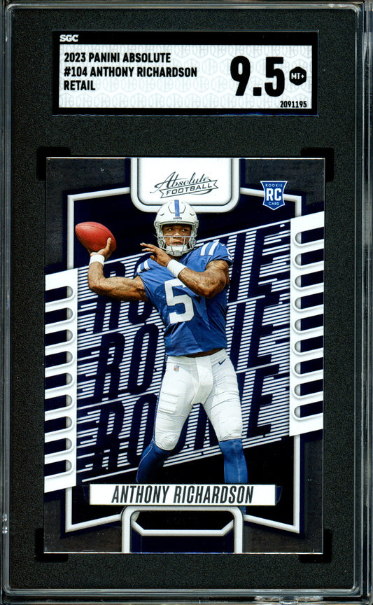 Anthony Richardson 2023 Panini Absolute #104 Retail SGC 9.5