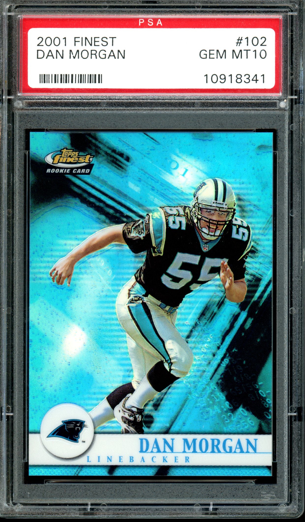 Dan Morgan 2001 Finest #102 PSA 10 -  /1000