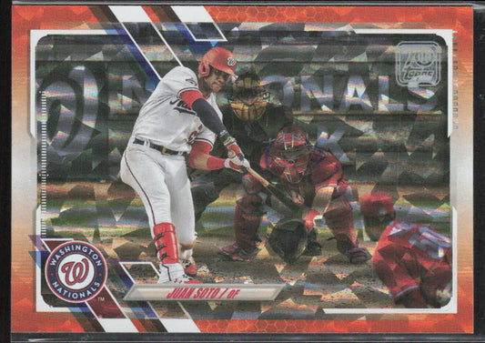 Juan Soto 2021 Topps #330 Orange #/299