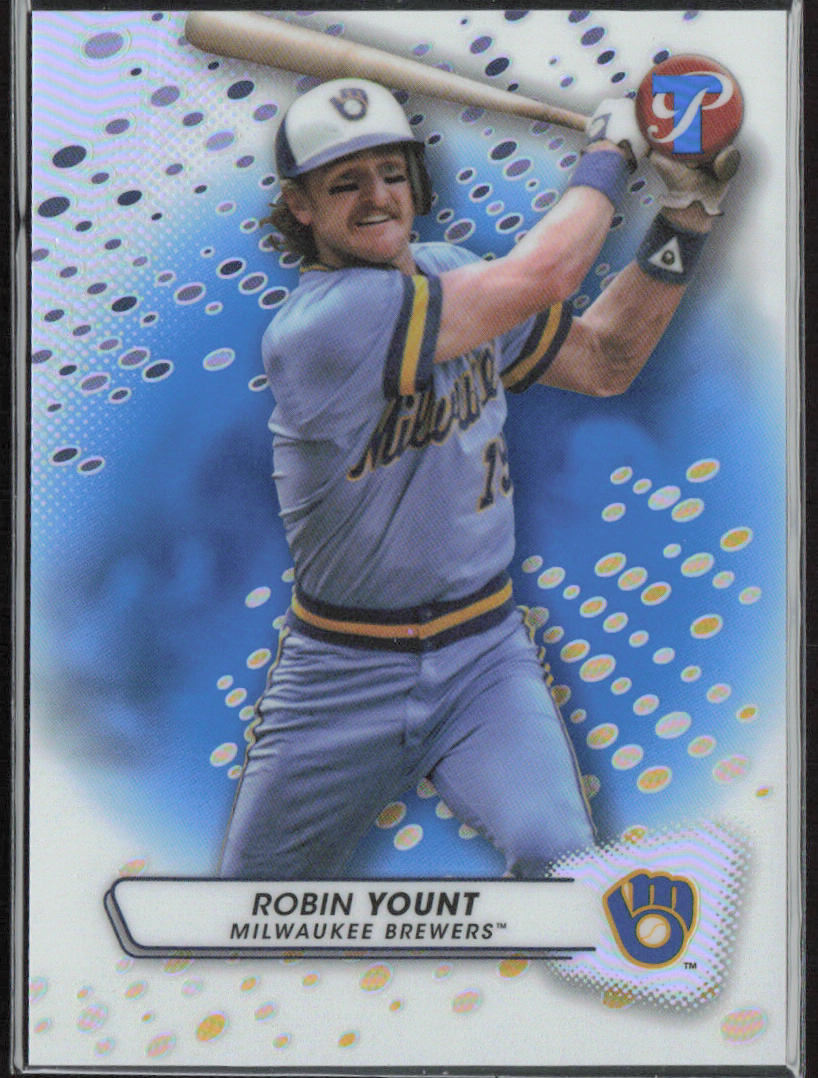 Robin Yount 2023 Topps Pristine #179 Pristine Blue #/75