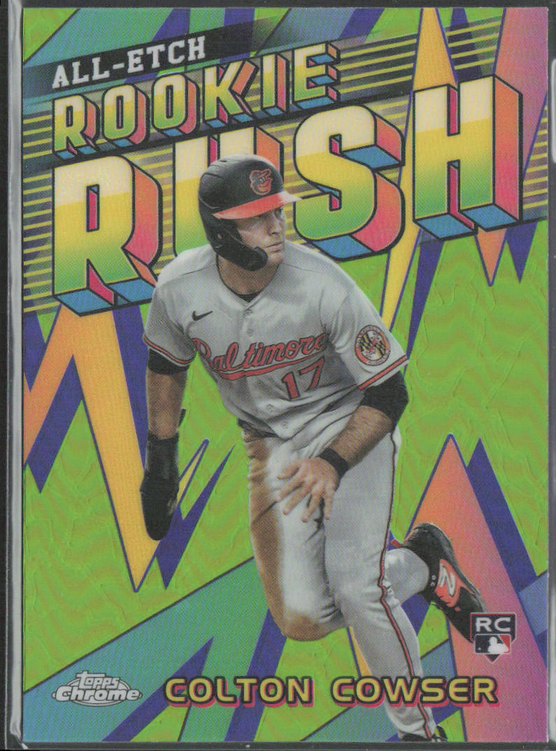 Colton Cowser 2024 Topps Chrome #CERR-4 Chrome All Etch Rookie Rush