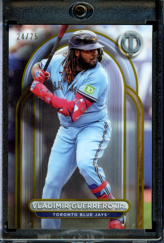 Vladimir Guerrero Jr. 2024 Topps Tribute #77 Gold #/75