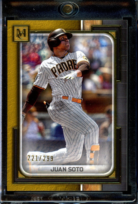 Juan Soto 2023 Topps Museum Collection #2 Gold #/299