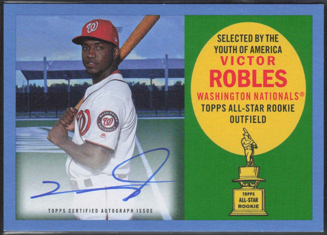 Victor Robles 2020 Topps Archives #60ARA-VR  Autograph Blue  /25