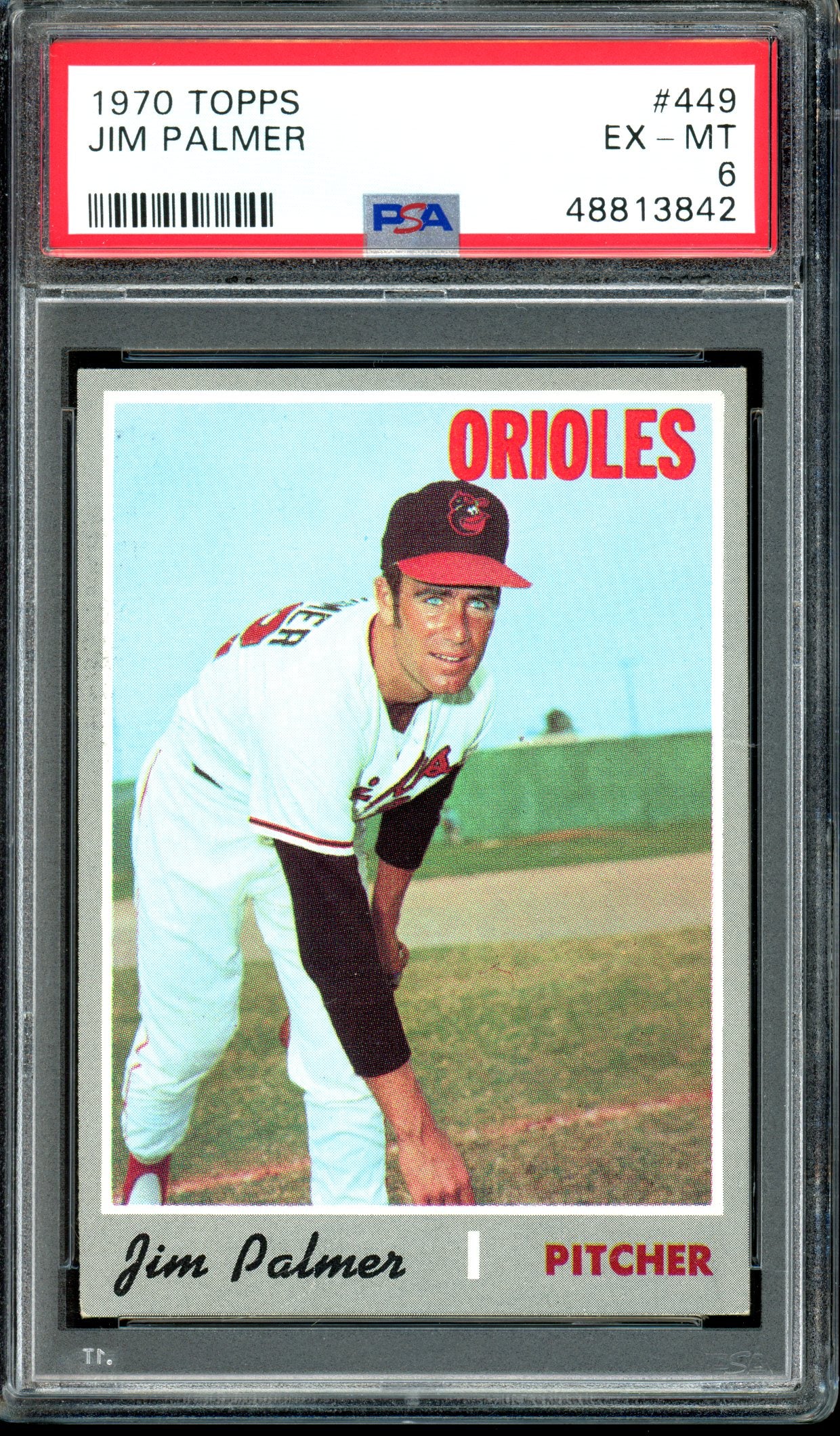 Jim Palmer 1970 Topps #449 PSA 6