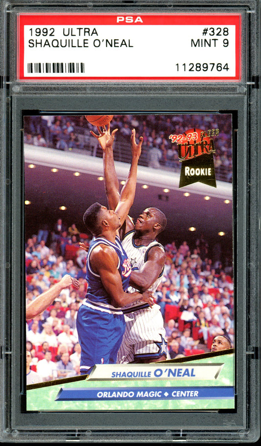 Shaquille O'Neal 1992 Ultra #328 PSA 9