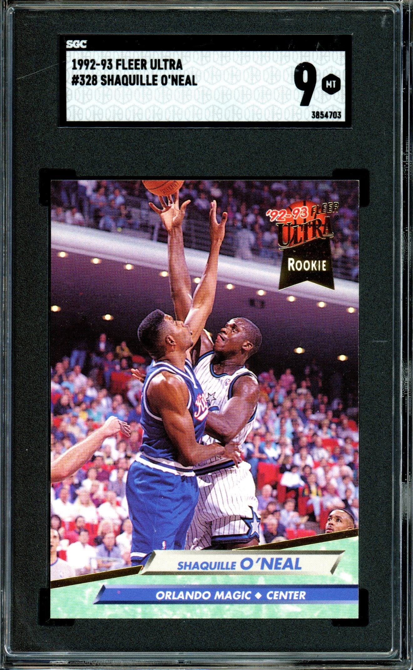 Shaquille O'Neal 1992-93 Ultra #328 SGC 9