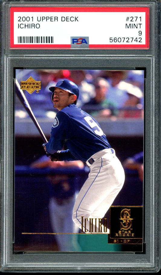 Ichiro 2001 Upper Deck #271 PSA 9