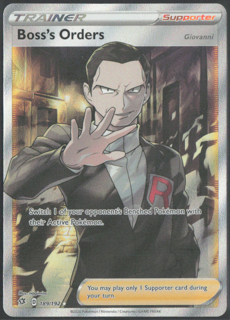 Boss's Orders (Full Art) SWSH02: Rebel Clash #189/192