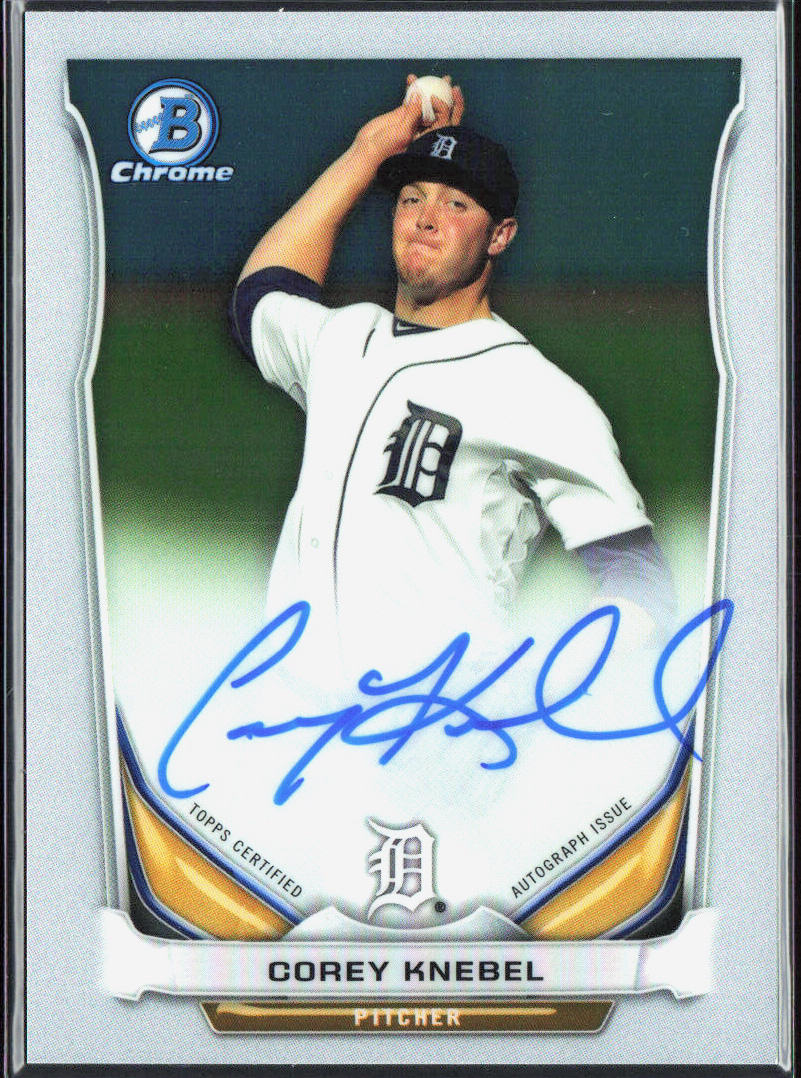 Corey Knebel 2014 Bowman Chrome #BCAP-CK Prospect Autographs