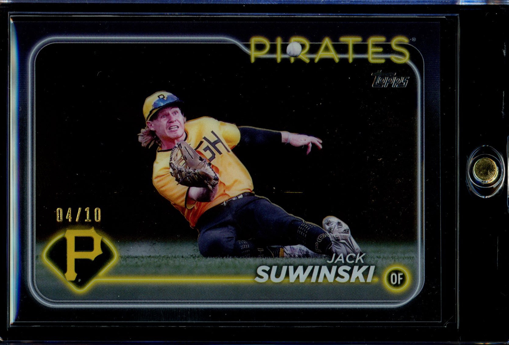 Jack Suwinski 2024 Topps #390 Clear /10 (Small Print Line)