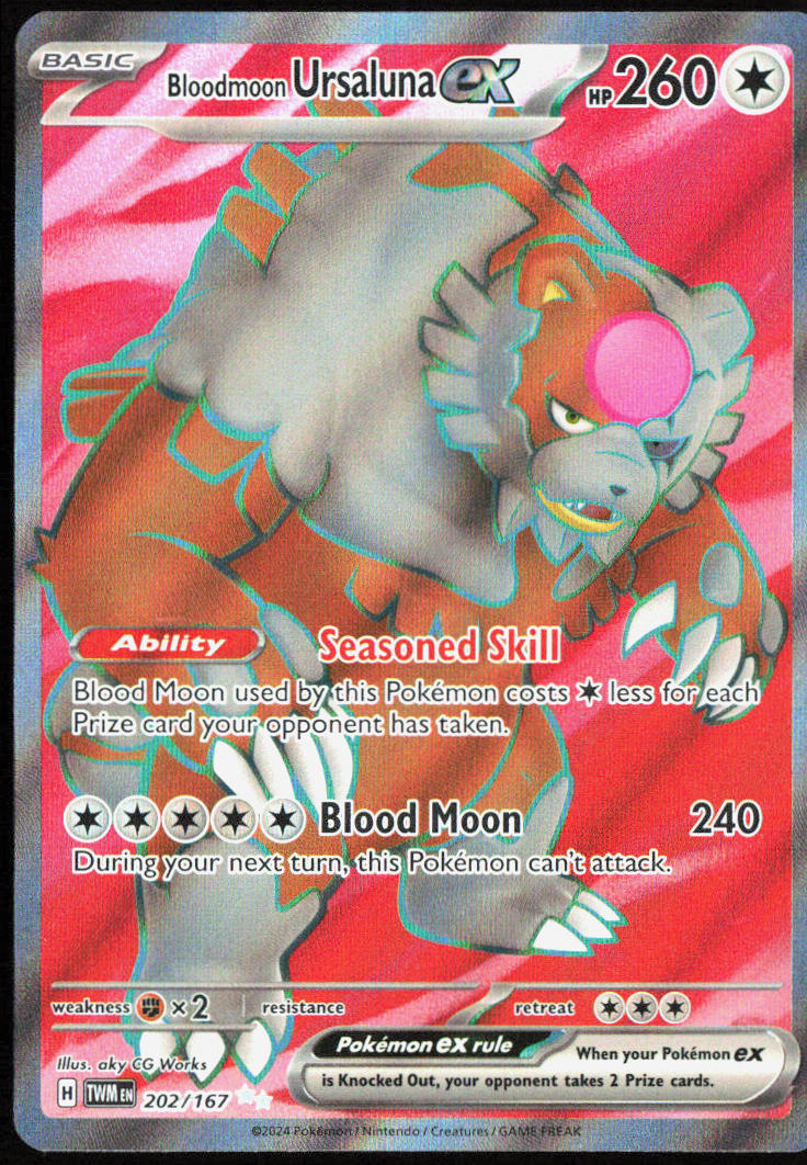 Bloodmoon Ursaluna ex SV06: Twilight Masquerade #202/167