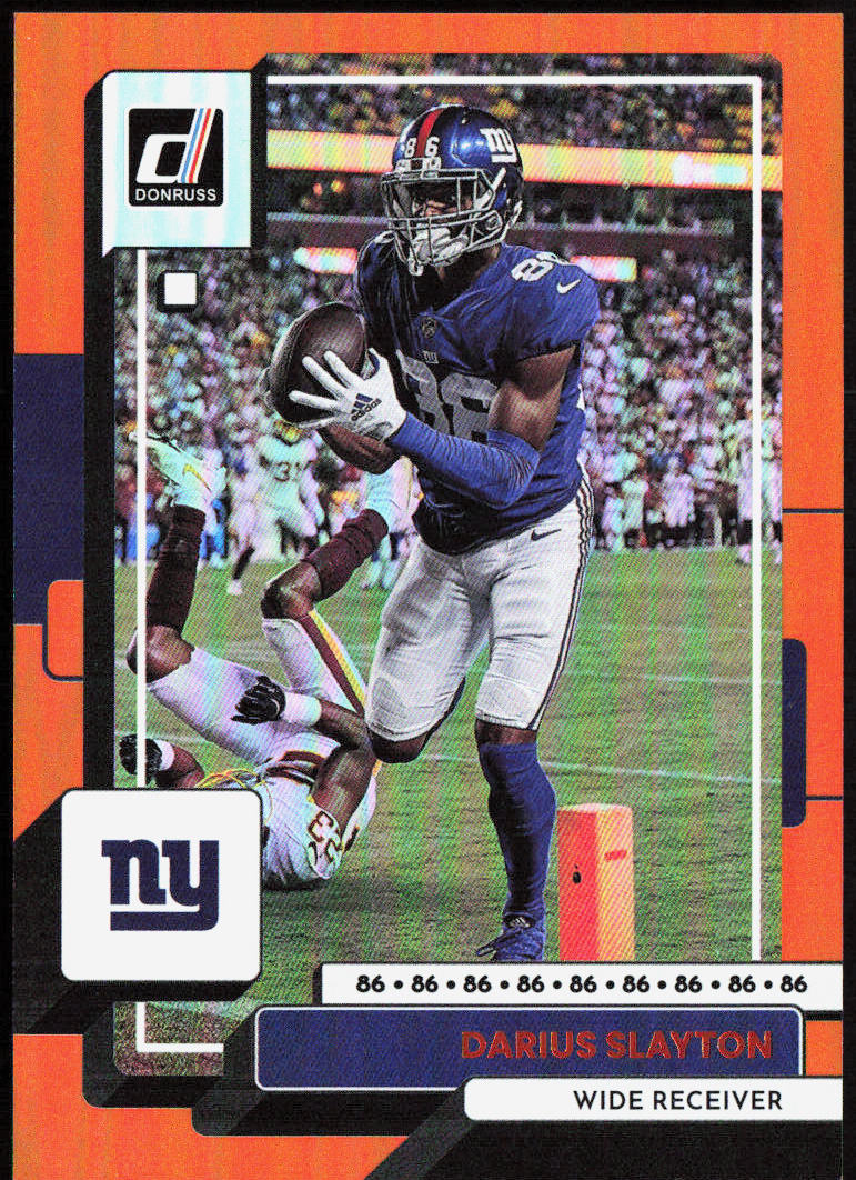 Darius Slayton 2022 Donruss #161 Jersey Number #/86