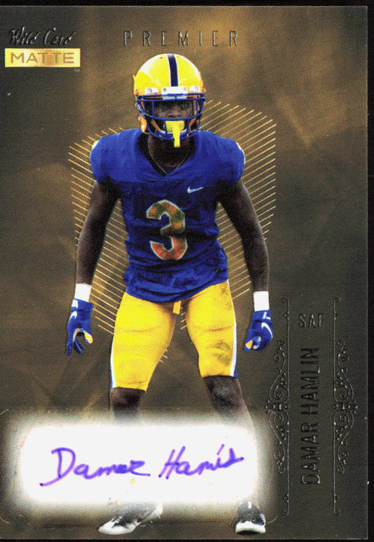 Damar Hamlin 2021 Wild Card Matte #MB-A Autographs