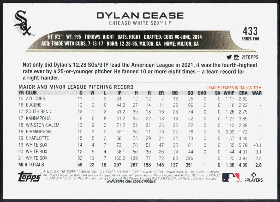 Dylan Cease 2024 Topps Archives Signature Series  Auto /38