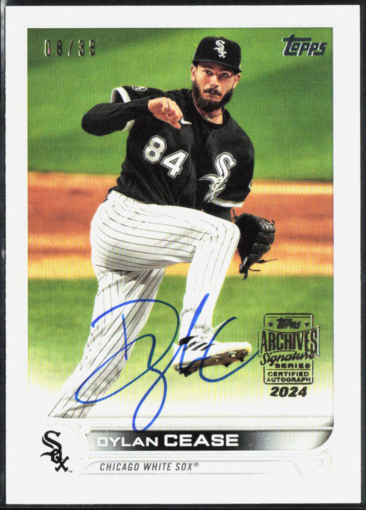 Dylan Cease 2024 Topps Archives Signature Series  Auto /38