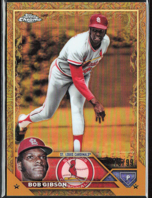 Bob Gibson 2023 Topps Gilded Collection #117 #/99