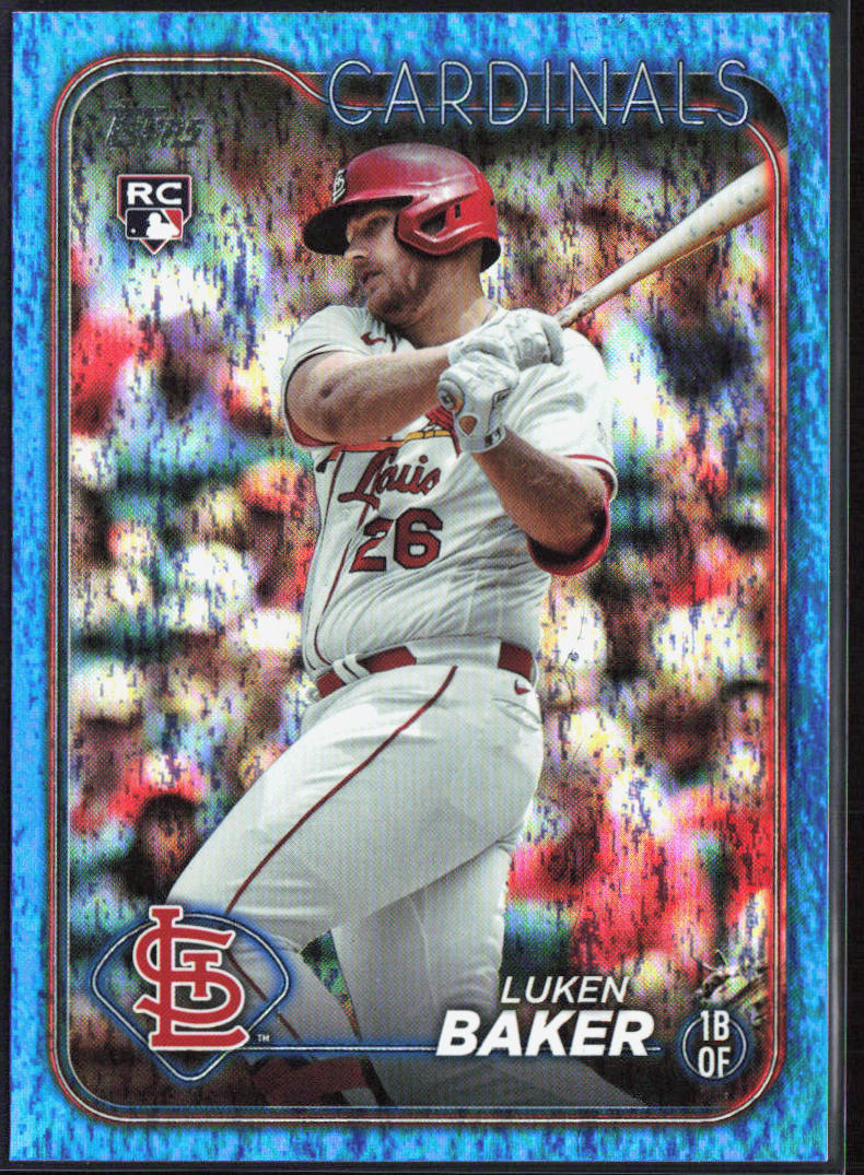 Luken Baker 2024 Topps #207 Blue Holofoil