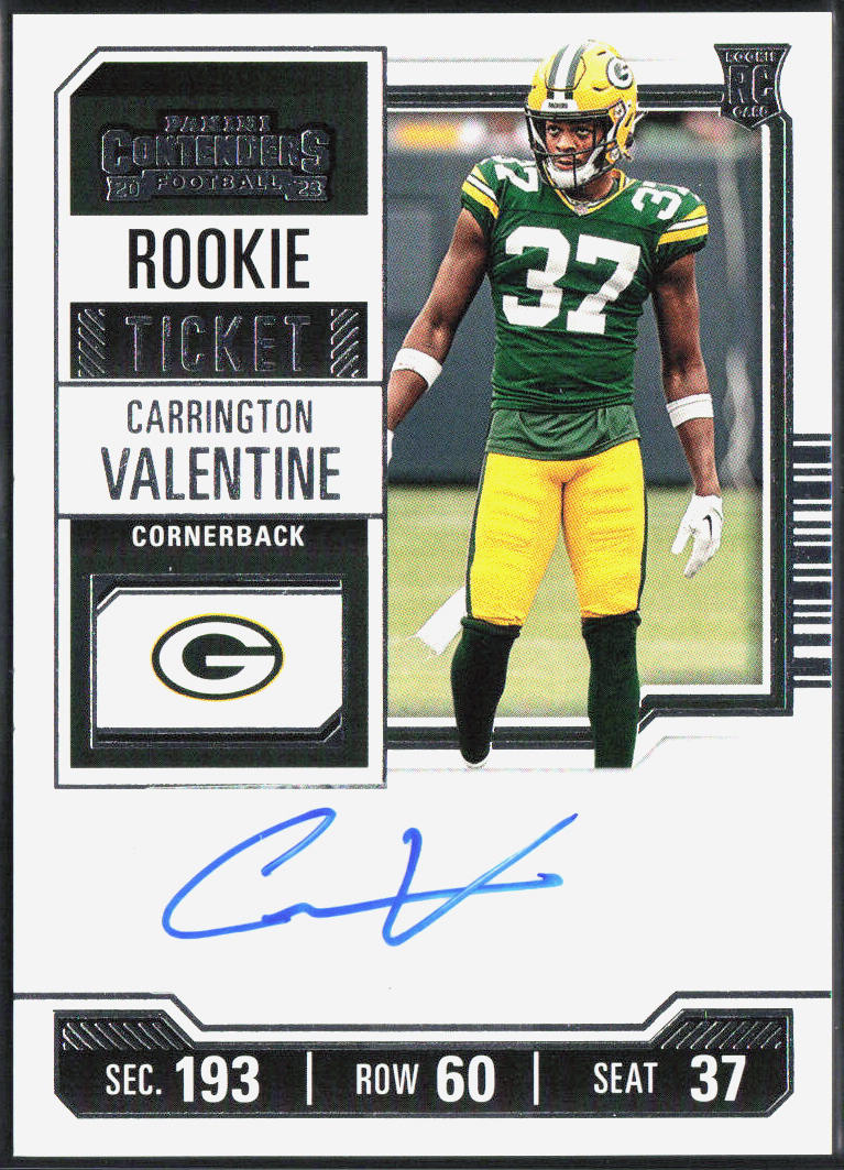 Carrington Valentine 2023 Panini Contenders #174