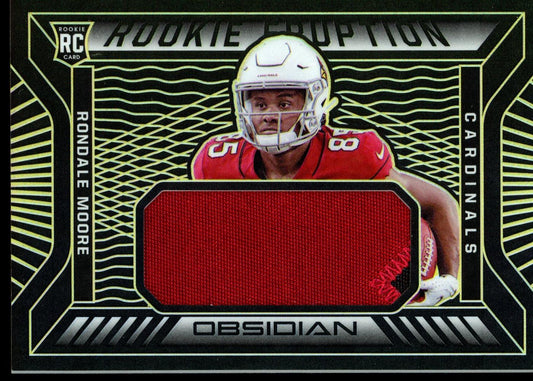 Rondale Moore 2021 Panini Obsidian #RE-RM  Electric Etch Yellow /25