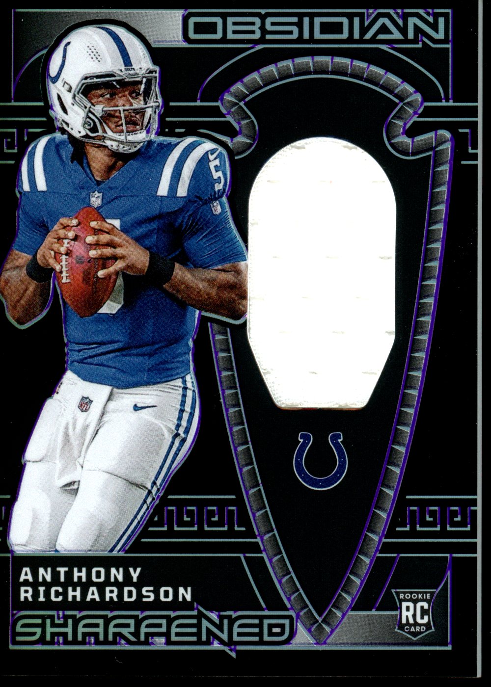 Anthony Richardson 2023 Panini Obsidian #SSW-ARI  Electric Etch Purple /75