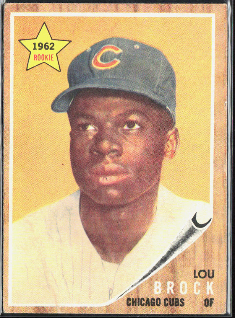 Lou Brock 1962 Topps #387