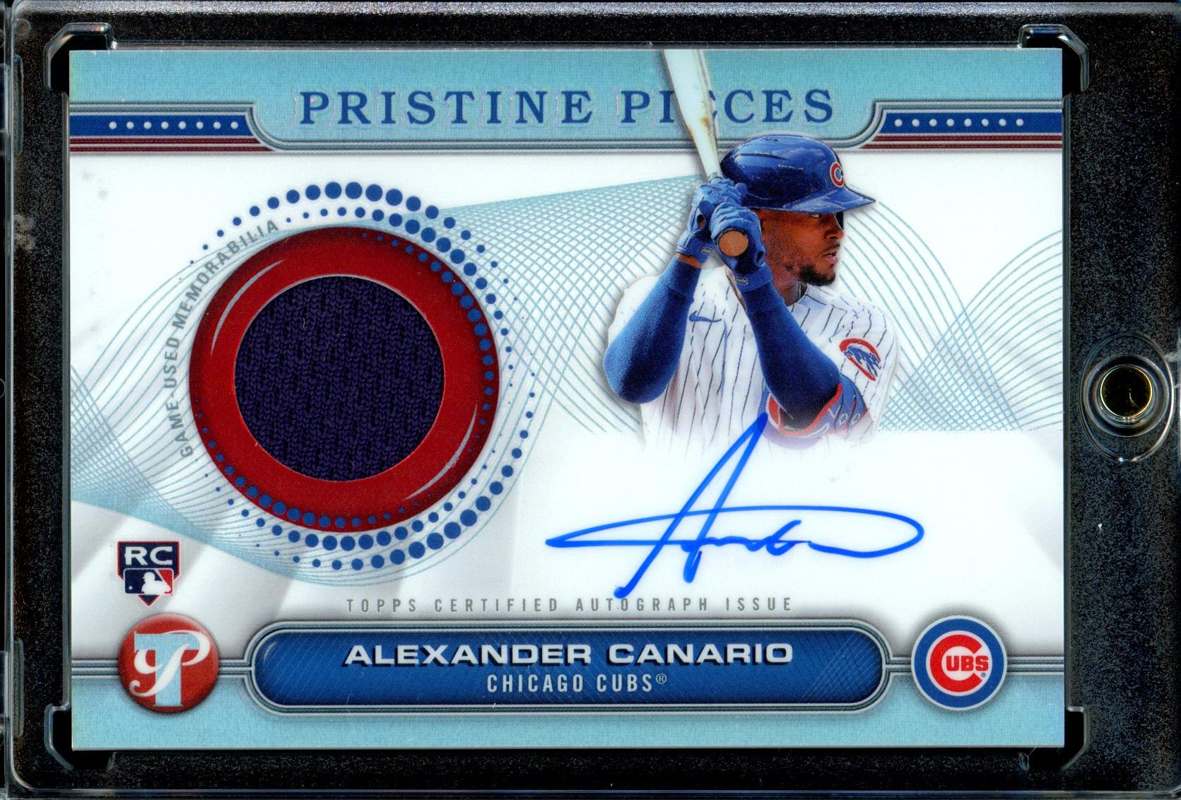 Alexander Canario 2024 Topps Pristine #PPAR-AC Pristine Pieces Autograph Relics