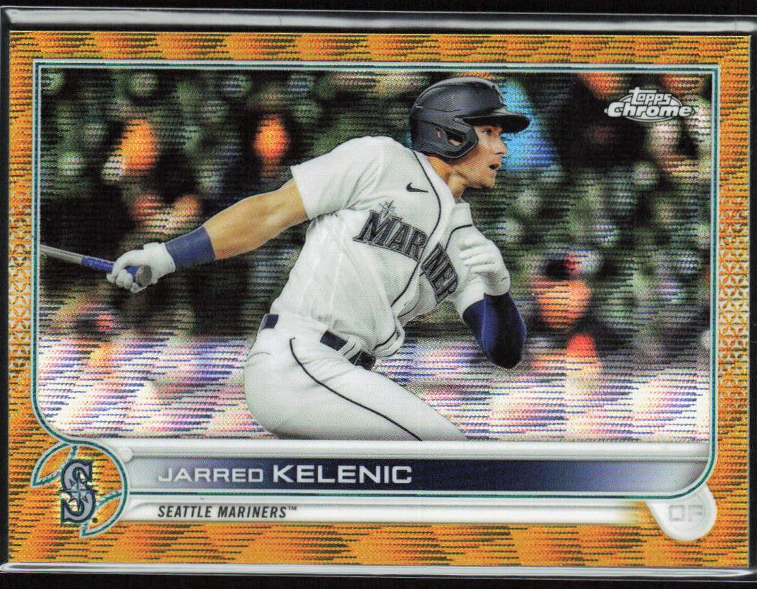 Jarred Kelenic 2022 Topps Chrome #135 Gold Wave Refractor #/50