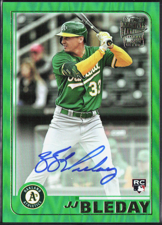 JJ Bleday 2023 Topps Archives #153 Green Foil #/99